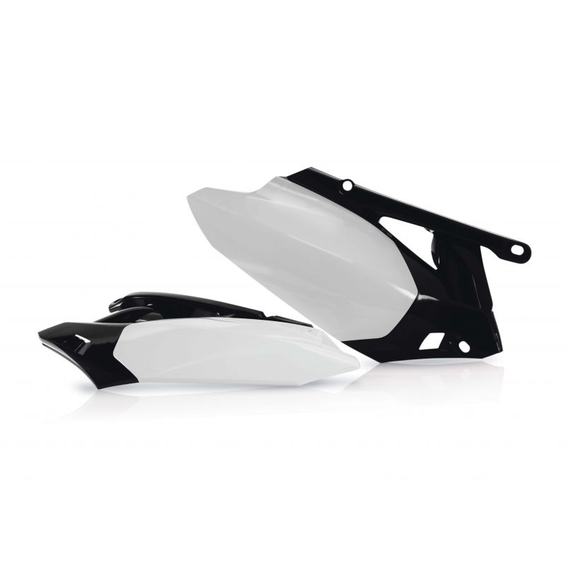 0013773.237 PORTANUMERO LATERALI 237 - Bianco/Nero YAMAHA YZ 450 F 2010-2013 Acerbis