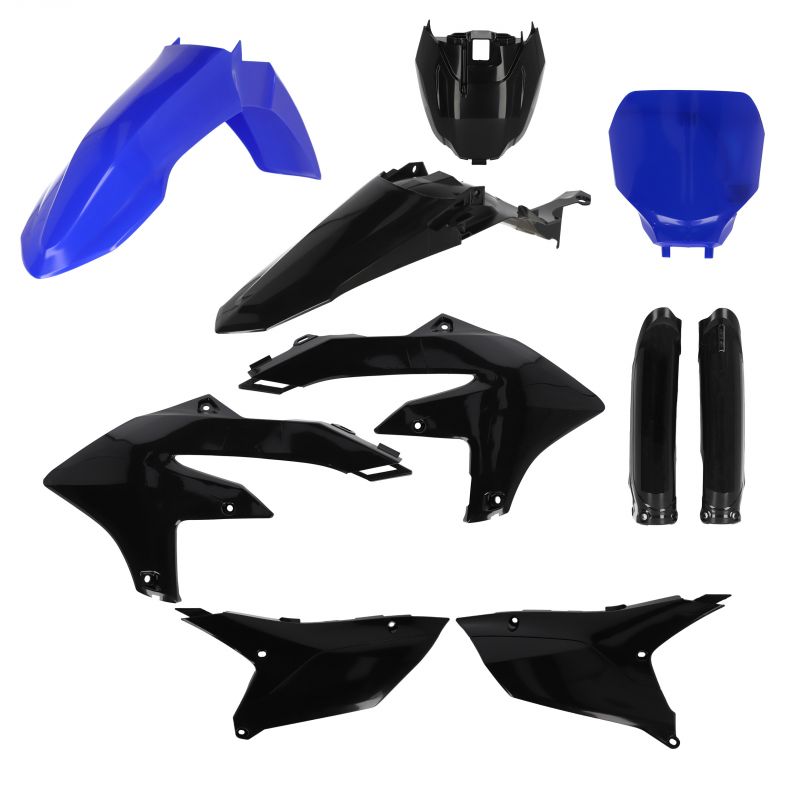 0025468.316 FULL PLASTIC KIT PER YAMAHA 316 - Nero/Blu YAMAHA YZ 250 F 2024 Acerbis
