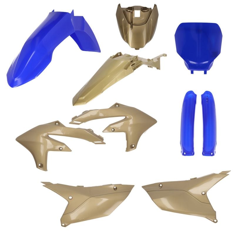 0025468.252 FULL PLASTIC KIT PER YAMAHA 252 - Blu/Oro YAMAHA YZ 250 F 2024 Acerbis