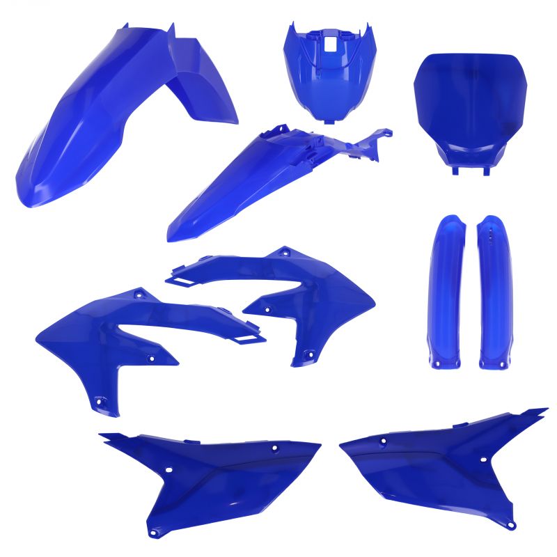 0025468.040 FULL PLASTIC KIT PER YAMAHA 040 - Blu YAMAHA YZ 250 F 2024 Acerbis