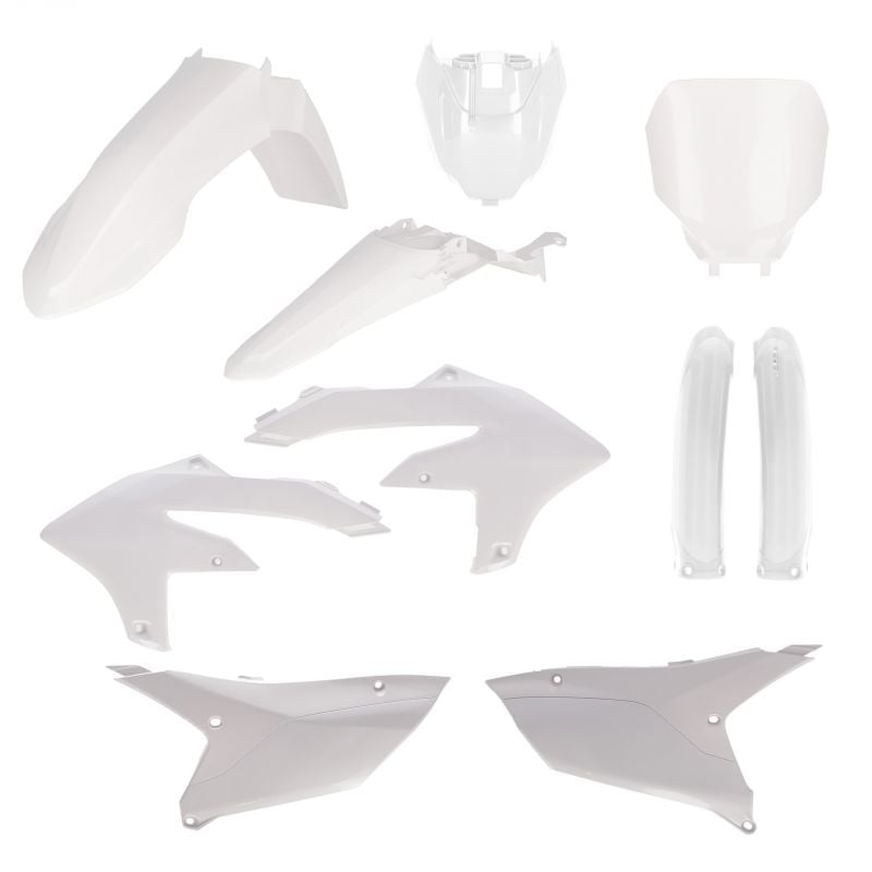 0025468.030 FULL PLASTIC KIT PER YAMAHA 030 - Bianco YAMAHA YZ 450 FX 2023-2024 Acerbis
