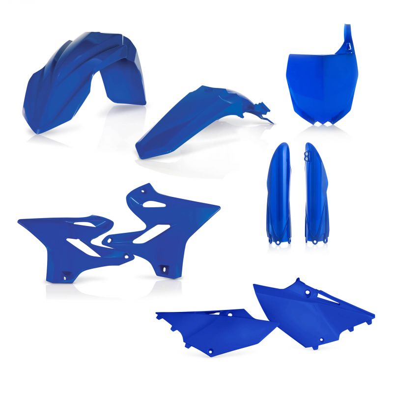0023085.040 FULL PLASTIC KIT PER YAMAHA 040 - Blu YAMAHA WR 250 2T 2018 Acerbis