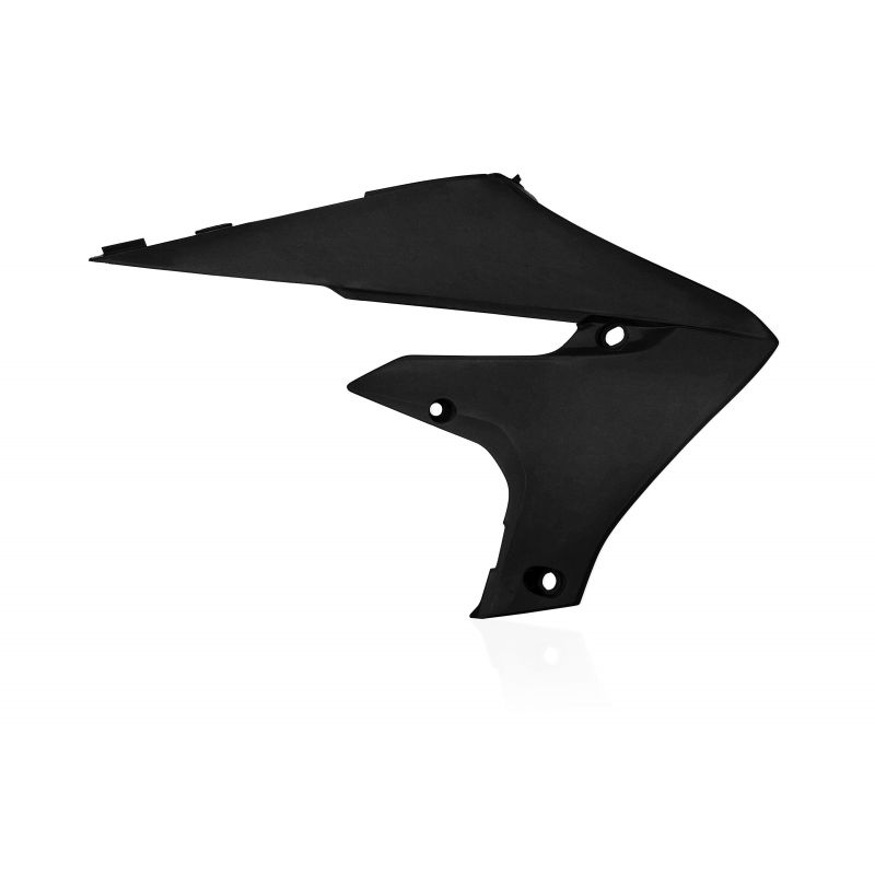 SPOILER RADIATORI 092 - nero metallico YAMAHA YZ 450 FX 2019-2022