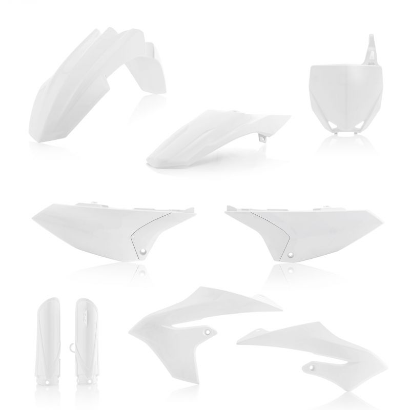 0023526.030 FULL PLASTIC KIT PER YAMAHA 030 - Bianco YAMAHA YZ 65 2018-2024 Acerbis