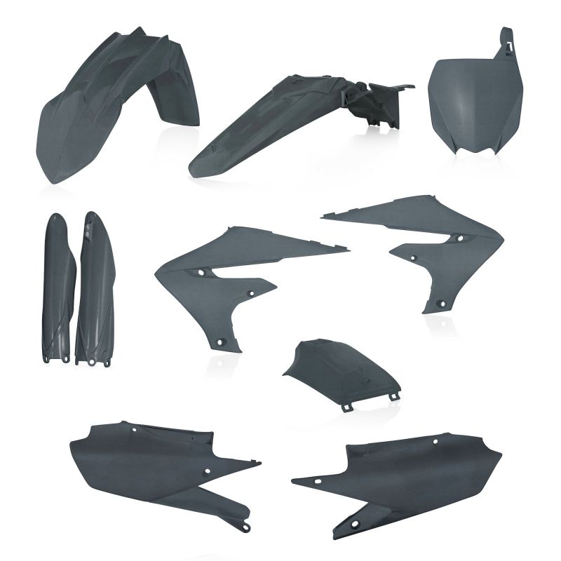 0023631.072 FULL PLASTIC KIT PER YAMAHA 072 - grigio metallico YAMAHA YZ 250 F 2019-2023 Acerbis