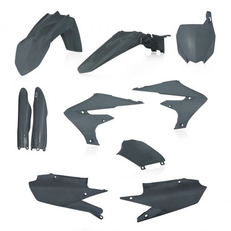 0023631.072 FULL PLASTIC KIT PER YAMAHA 072 - grigio metallico YAMAHA YZ 250 F 2019-2023 Acerbis