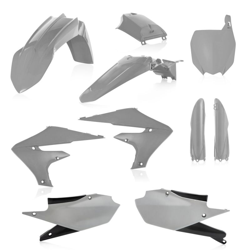 0023631.070 FULL PLASTIC KIT PER YAMAHA 070 - Grigio YAMAHA YZ 250 F 2019-2023 Acerbis