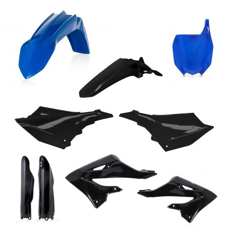 0024929.316 FULL PLASTIC KIT PER YAMAHA 316 - Nero/Blu YAMAHA YZ 125 2022-2024 Acerbis