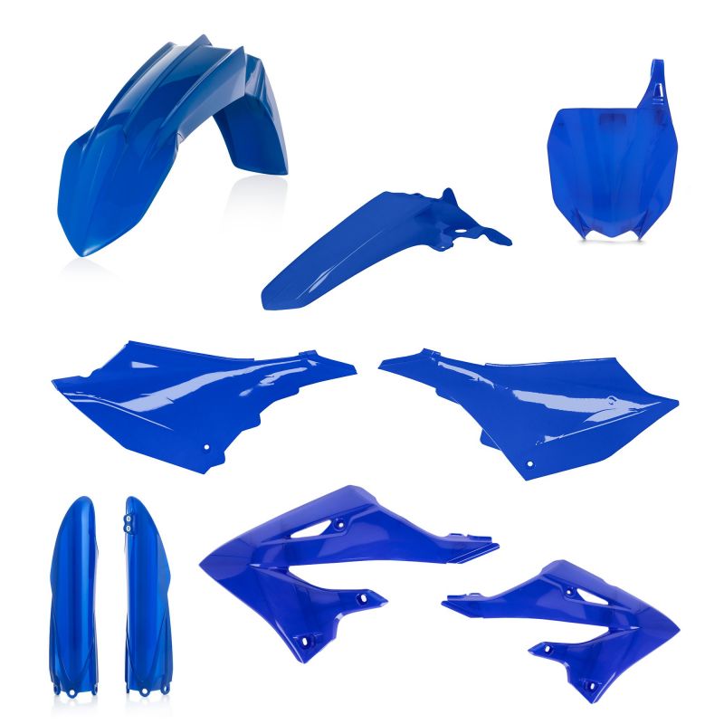 0024929.040 FULL PLASTIC KIT PER YAMAHA 040 - Blu YAMAHA YZ 125 2022-2024 Acerbis