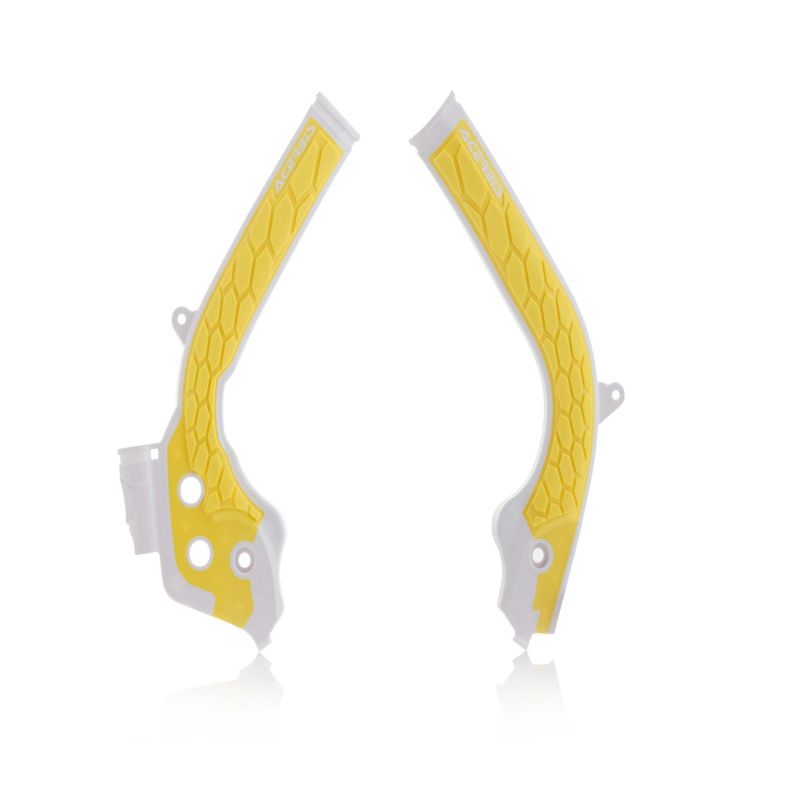 0021726.234 PARATELAIO X-GRIP PER KTM/HUSQVARNA 234 - Bianco/Giallo HUSQVARNA FE 350 2017-2019 Acerb