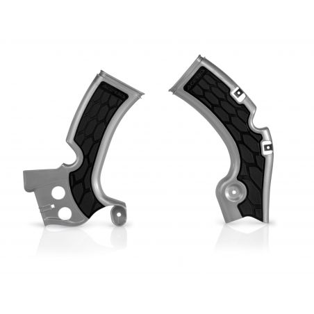 0017814.020 PARATELAIO X-GRIP PER KAWASAKI 020 - Argento KAWASAKI KX 450 F 2009-2018 Acerbis