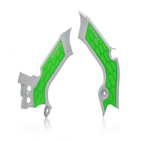 0023693.297 PARATELAIO X-GRIP PER KAWASAKI 297 - Grigio/Verde KAWASAKI KX 250 X 2021-2024 Acerbis