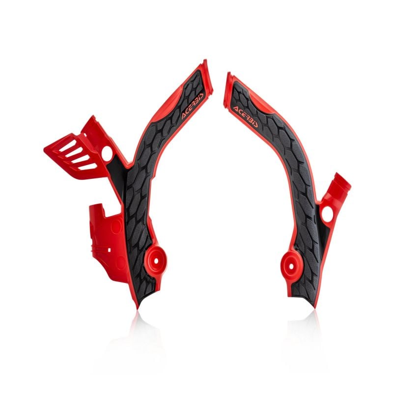 0023679.349 PARATELAIO X-GRIP PER BETA 349 - Rosso/Nero BETA RR 200 2T 2019 Acerbis