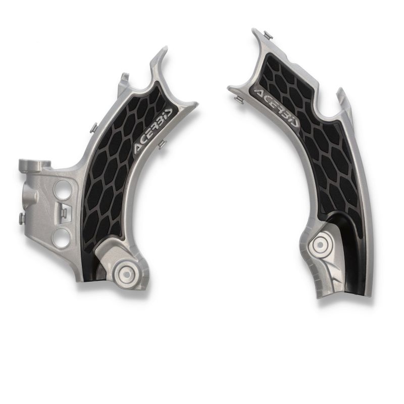 0024715.223 COPRITELAIO X-GRIP PER HONDA 223 - Argento/Nero HONDA CRF 300 RX ENDURO 2022-2024 Acerbi