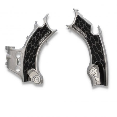 0024715.223 COPRITELAIO X-GRIP PER HONDA 223 - Argento/Nero HONDA CRF 450 R 2021-2024 Acerbis