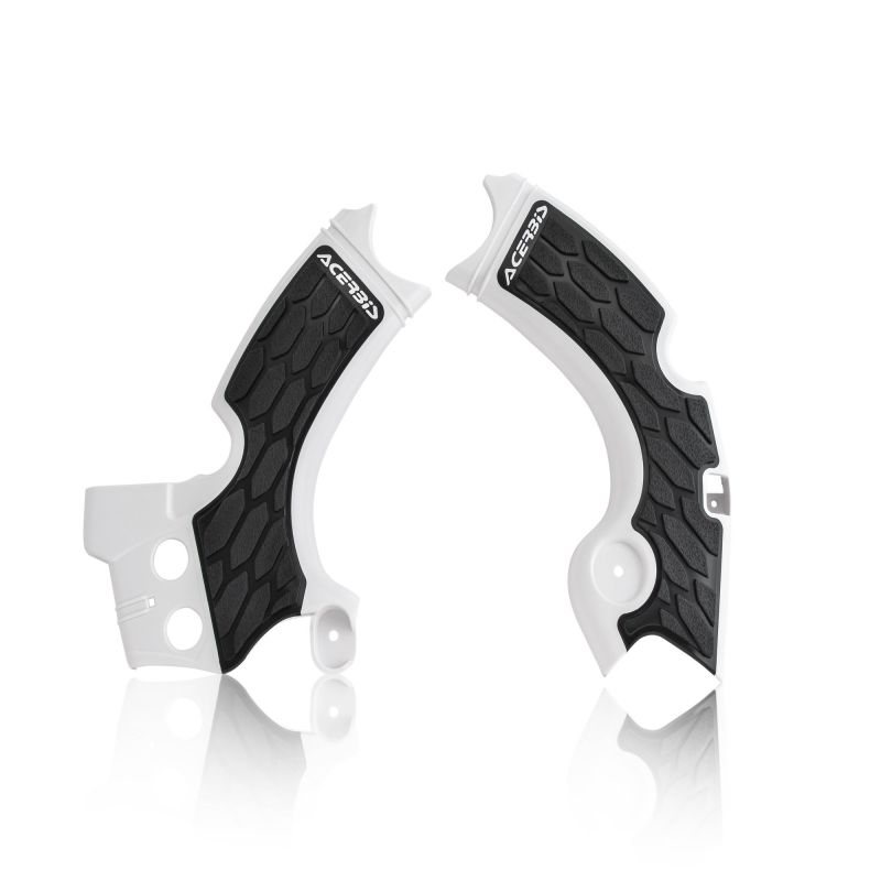 0022574.237 PARATELAIO X-GRIP PER KAWASAKI 237 - Bianco/Nero KAWASAKI KX 250 4T 2020 Acerbis