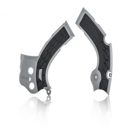 0022444.020 PARATELAIO X-GRIP PER YAMAHA 020 - Argento YAMAHA YZ 250 F 2017-2018 Acerbis