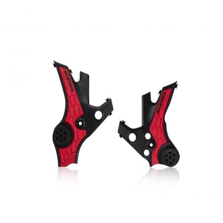 0024554.323 PARATELAIO X-GRIP PER HONDA 323 - Nero/Rosso HONDA AFRICA TWIN 1100 L 2020-2024 Acerbis