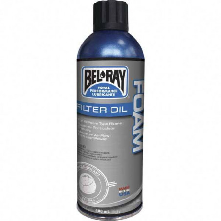 05992006 - BEL-RAY FOAM FILTER OIL - OLIO PER FILTRI ARIA IN SCHIUMA 400ml - 