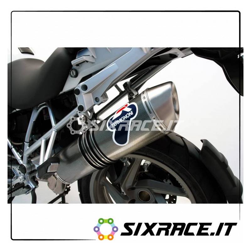 SILENZIATORE INOX CARBONIO BMW R 1200 GS 2010-2012