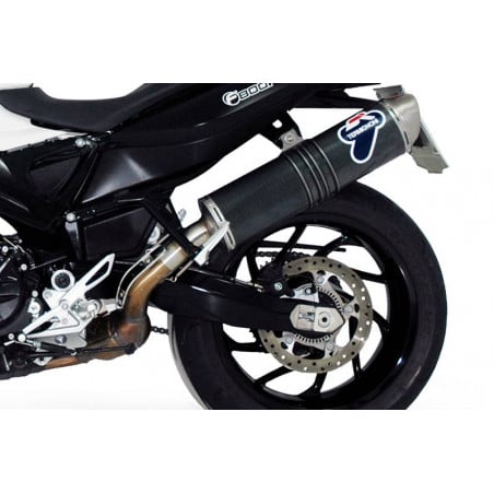 BMW F 800 R 2010-2012 SILENCIEUX EN CARBONE EN ACIER INOXYDABLE