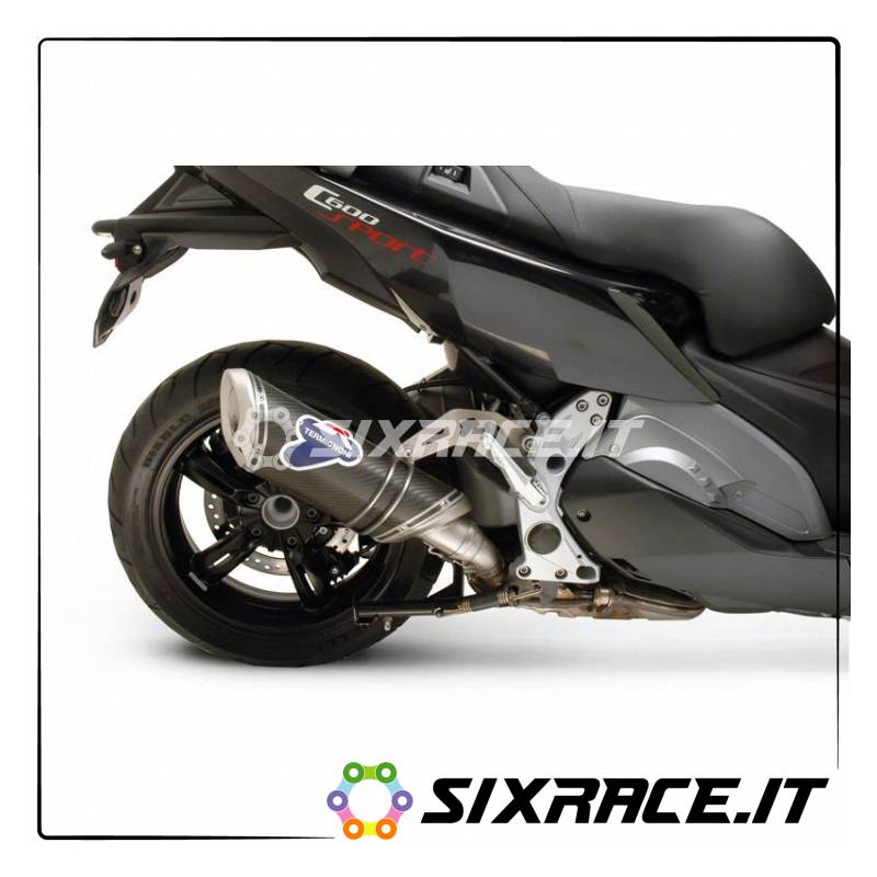 SILENCIEUX EN ACIER INOXYDABLE CARBONE BMW C 600 Sport 2012-2015