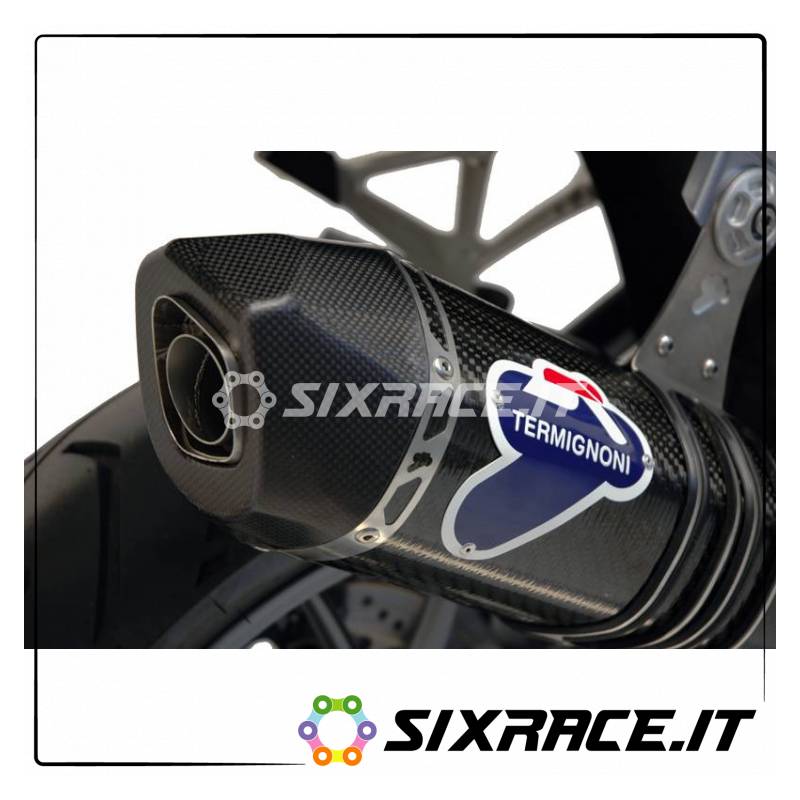 SILENZIATORE INOX CARBONIO BMW R 1200 GS 2013-2016