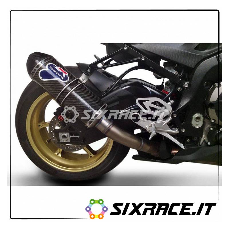 SILENCIEUX EN ACIER INOXYDABLE CARBONE BMW S 1000 RR 2014-2016