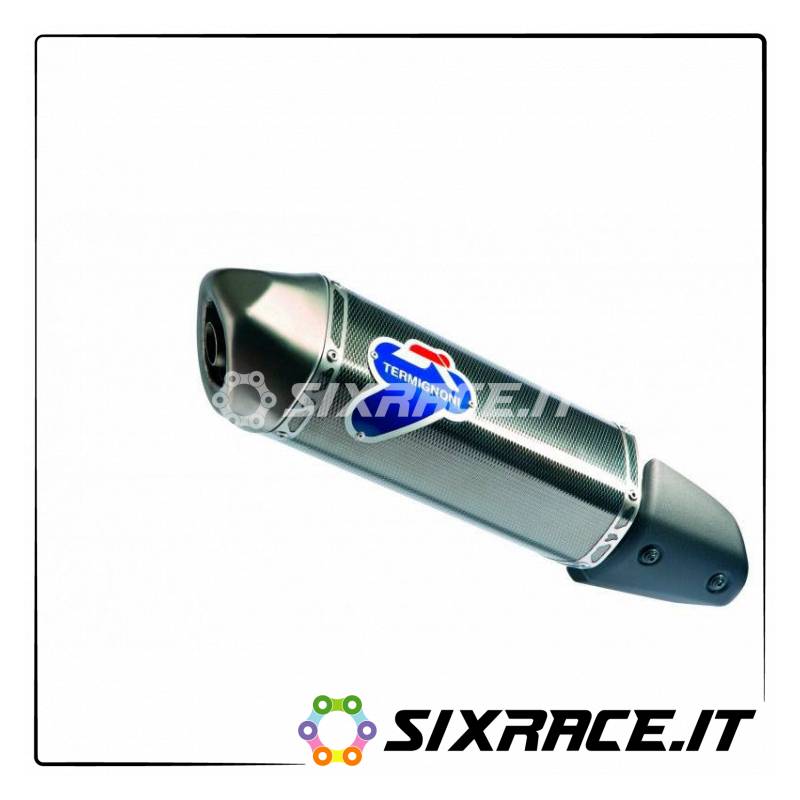 SILENZIATORE INOX CARBONIO DERBY RAMBLA 125 2009-2014