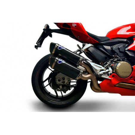 COPPIA SILENZIATORI INOX CARBONIO DUCATI PANIGALE 959 2016-2018