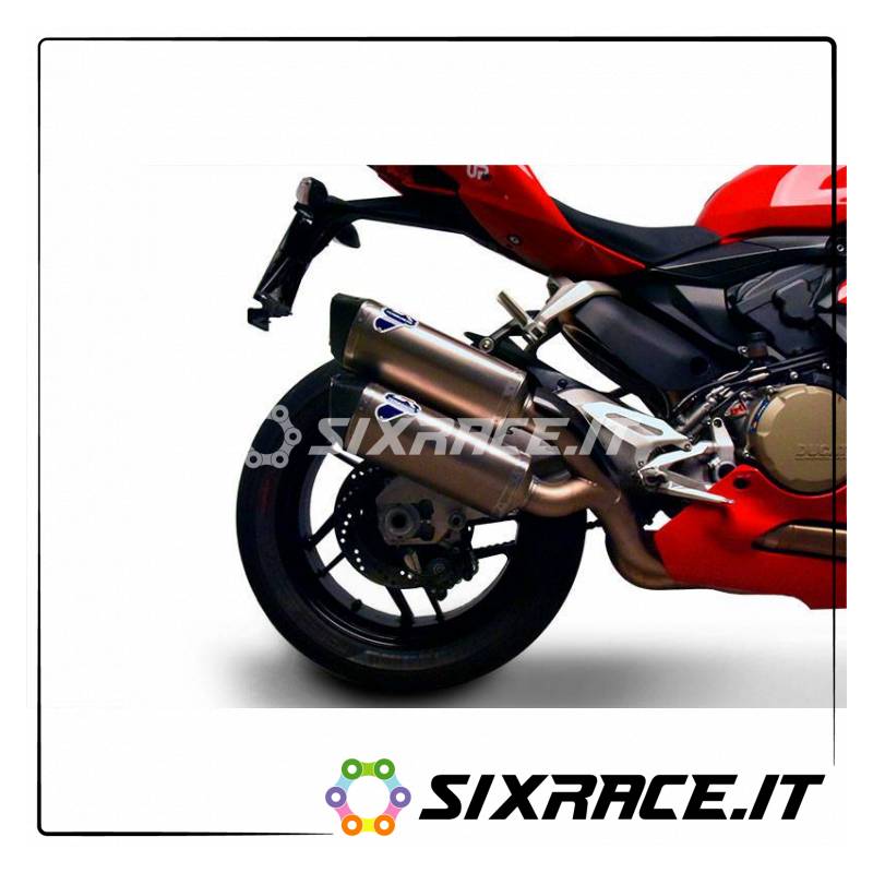 COPPIA SILENZIATORI INOX TITANIO DUCATI PANIGALE 959 2016-2018