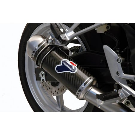 SILENZIATORE ST. STEEL INOX CARBONIO HONDA CBR 250R 2012-2013