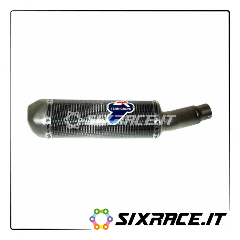 SILENCIEUX EN ACIER INOXYDABLE CARBONE HONDA CB 500 - CBR 500 2013-2015