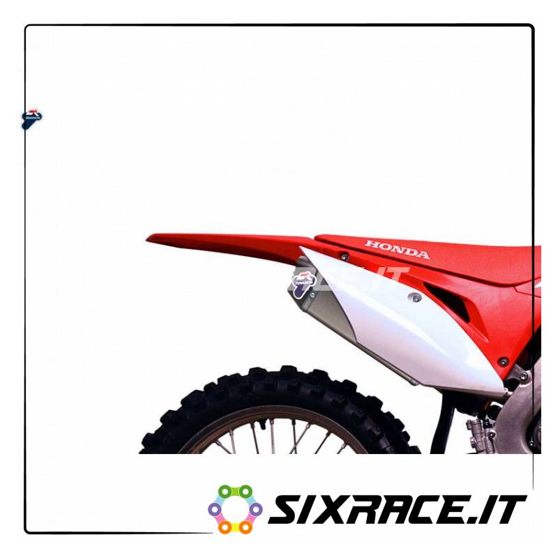 SYSTÈME D'ÉCHAPPEMENT COMPLET EN ACIER INOXYDABLE EN TITANE HONDA CRF450 KIT DE COURSE "2018-2018"