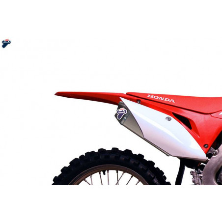 SYSTÈME D'ÉCHAPPEMENT COMPLET EN ACIER INOXYDABLE EN TITANE HONDA CRF450 KIT DE COURSE "2018-2018"