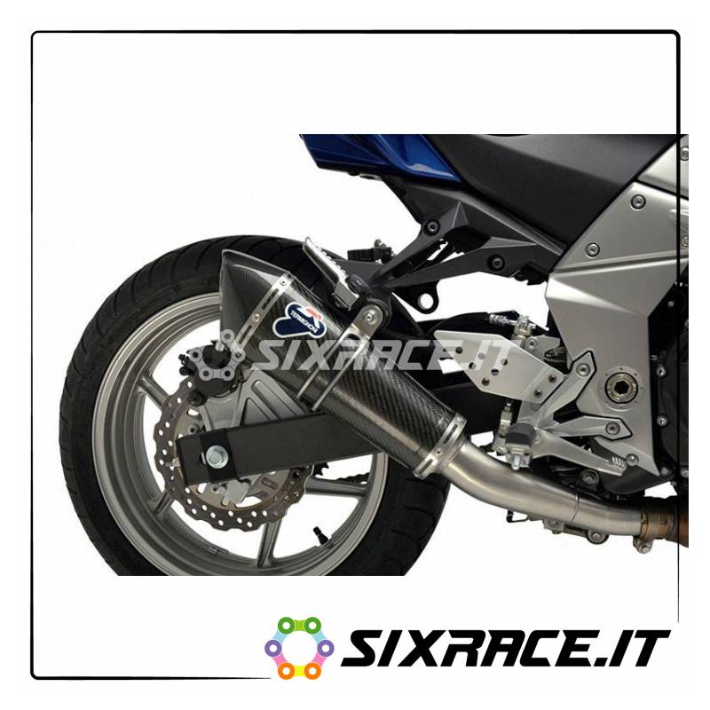 SILENCIEUX CONIQUE EN CARBONE INOX KAWASAKI Z 750 2007-2011