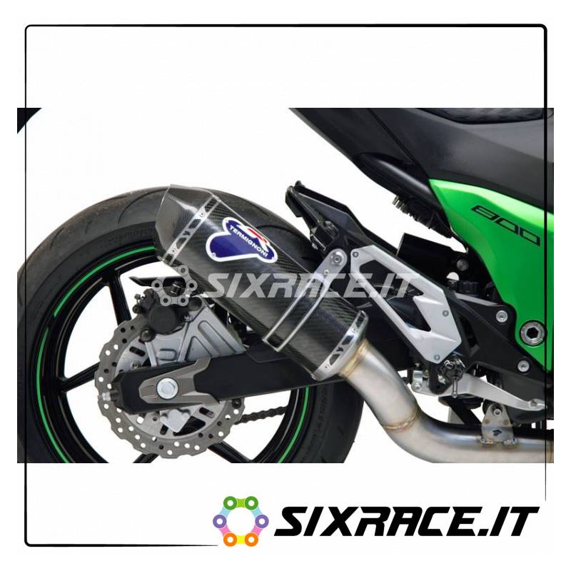 SILENZIATORE CARBONIO INOX CARBONIO KAWASAKI Z800 2013-2016