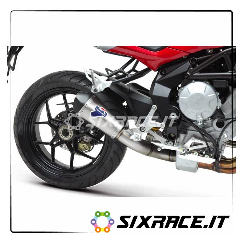 SILENCIEUX INOX TITANE MV AGUSTA BRUTALE B3 675-800 RIVALE 2012-2016