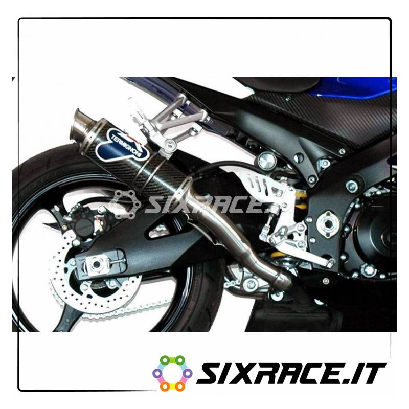 COPPIA SILENZIATORI GP STYLE INOX CARBONIO SUZUKI GSX-R 1000 2007-2008