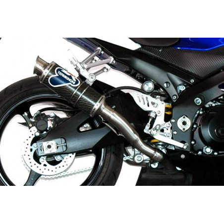 COPPIA SILENZIATORI GP STYLE INOX CARBONIO SUZUKI GSX-R 1000 2007-2008