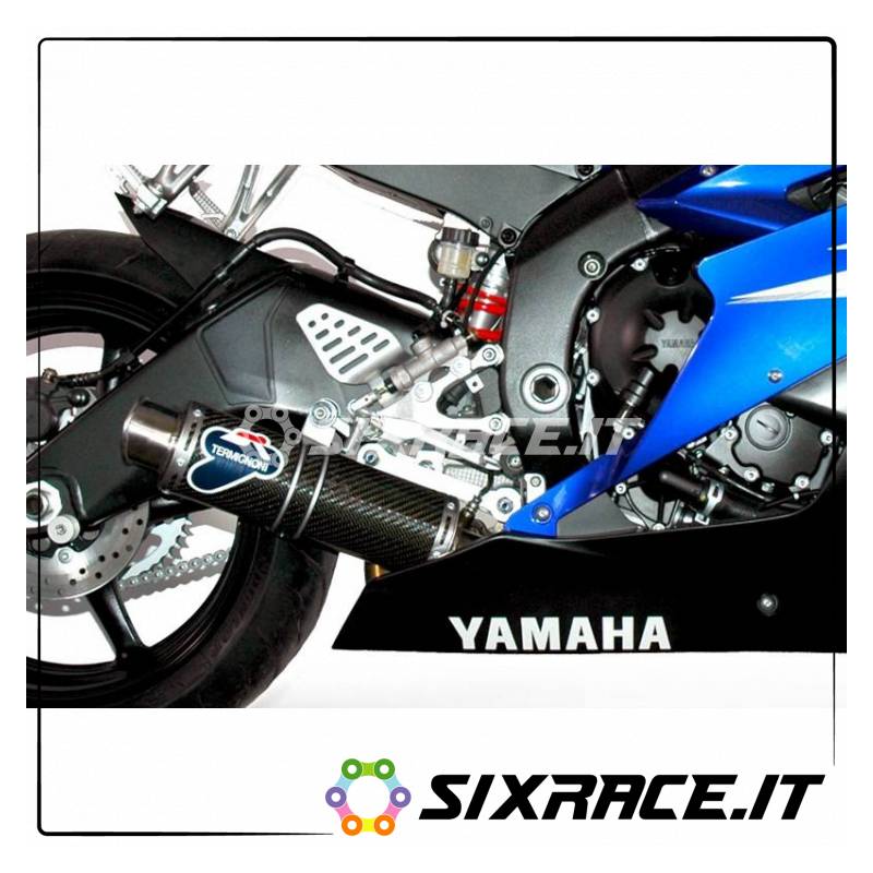 SILENZIATORE INOX CARBONIO YAMAHA R6 2006-2016