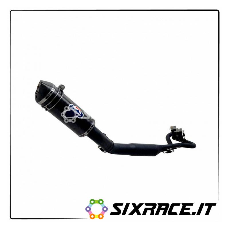 SCARICO COMPLETO BLACK INOX CARBONIO YAMAHA T MAX 530 2012-2016