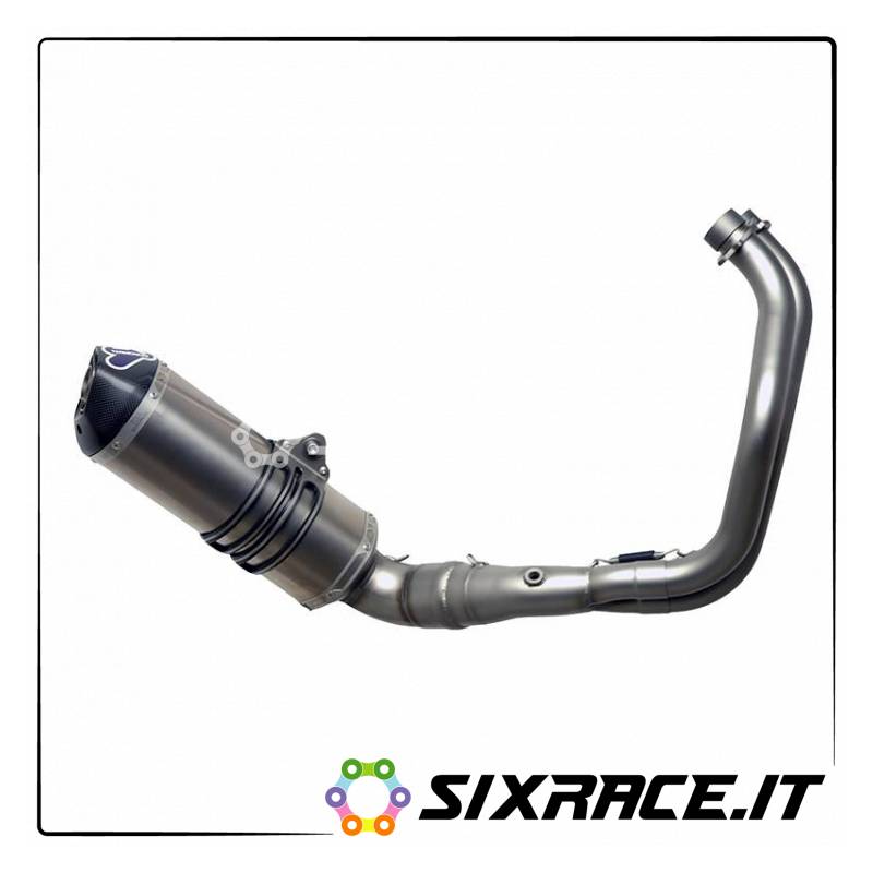 ECHAPPEMENT COMPLET EN ACIER INOXYDABLE EN TITANE YAMAHA MT07 - XSR700 2014-2018