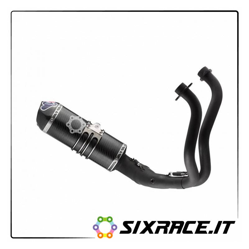 SCARICO COMPLETO INOX CARBONIO YAMAHA MT07 - XSR700 2014-2018