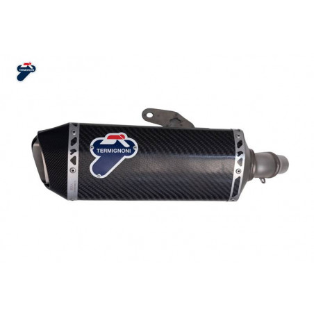 SILENCIEUX EN ACIER INOXYDABLE CARBONE YAMAHA YZF R3 2015-2018