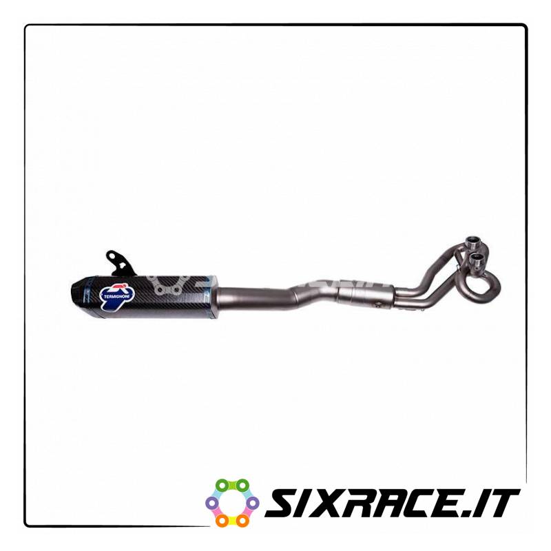 YAMAHA T MAX 530 2017-2018 ECHAPPEMENT DE CARBONE EN ACIER INOXYDABLE