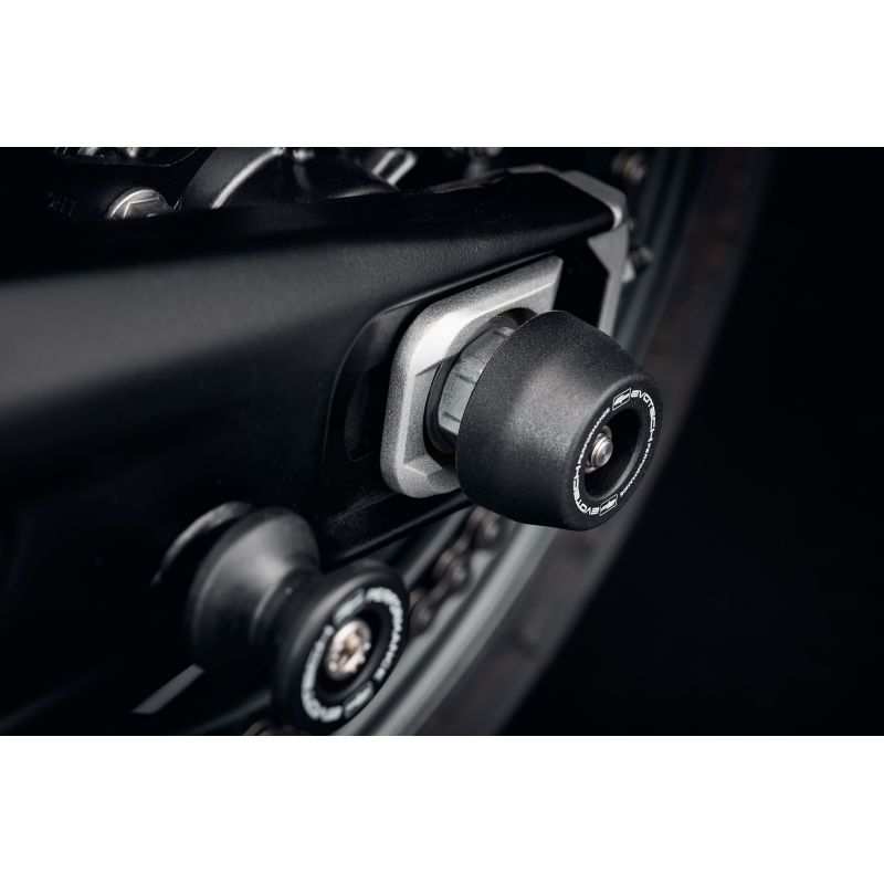 PRN015348-03 Rear Spindle Bobbins Triumph Daytona 660 2024+ Evotech-performance