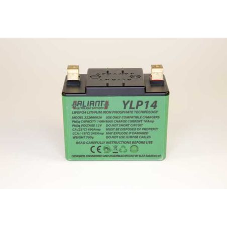 FBATYLP14 Batteria Y-LP MOTO GUZZI V7 Ambassador 750 1968 1972 ALIANT