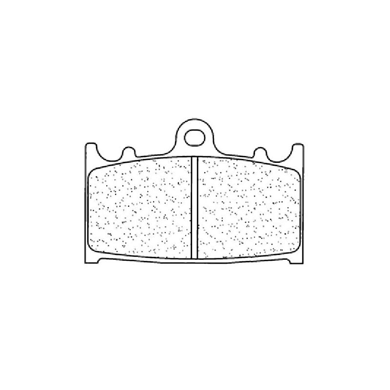 S642251XBK5 Pastiglie Freno Anteriori XBK5 SUZUKI GSR 600 600 2006 2013 CL Brakes - Carbone Lorraine