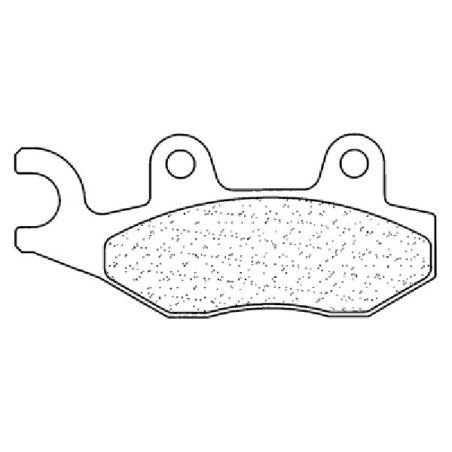 S643087MSC Pastiglie Freno Posteriori MSC SUZUKI Burgman 400 (2018to ) 400 2018 2021 CL Brakes - Carb